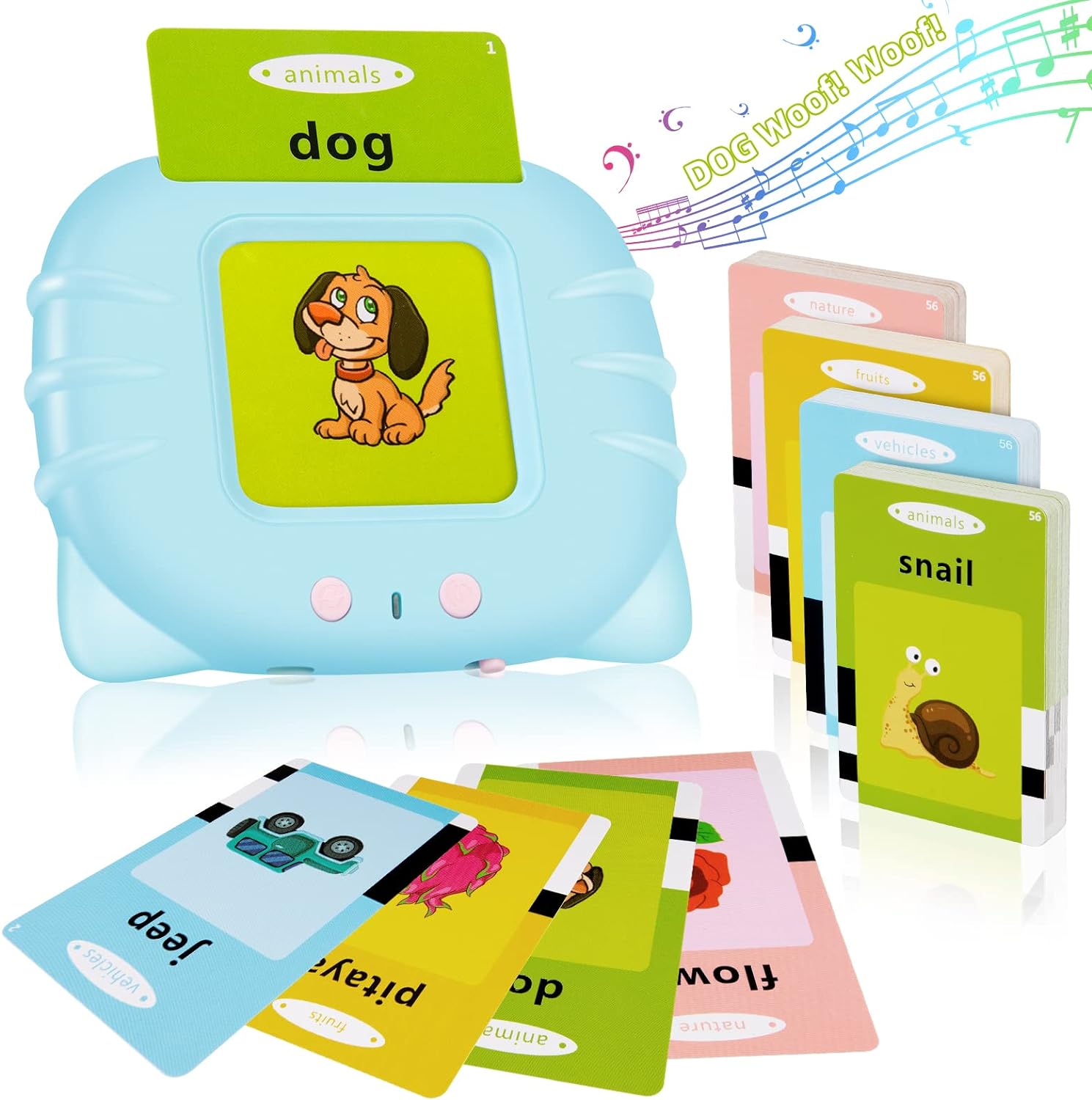 224 Sight Words Flash Cards: Educational Speech Therapy Toy