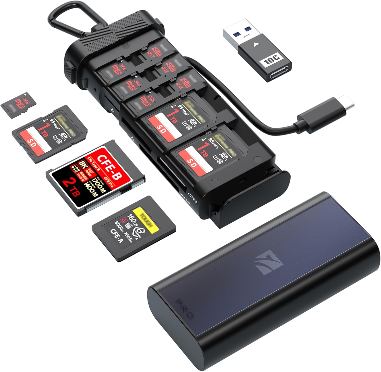 Freewell USD 3.2 Pro Reader for CF Express and SD Cards