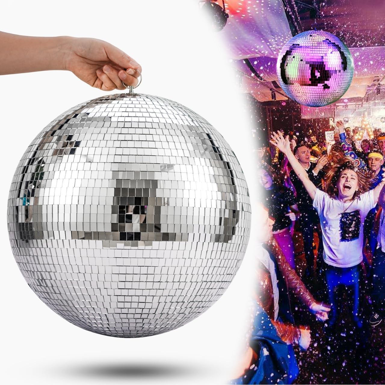 16inch Large Mirror Disco Ball for Stunning Party Decorations