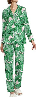 Ekouaer Women's Soft Long Sleeve Button Down Pajamas for Cozy Nights