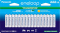 eneloop AAA Rechargeable Batteries 16 Pack - Long Lasting Power
