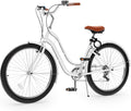 YITAHOME 24 & 26 Inch Beach Cruiser Bike - Comfortable Commuter Ride