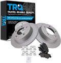 TRQ Rear Brake Pad & Rotor Kit Compatible with 2011-2016 Hyundai
