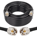 RG8x Coaxial Cable 50ft CB Coax Cable - Low Loss Extension