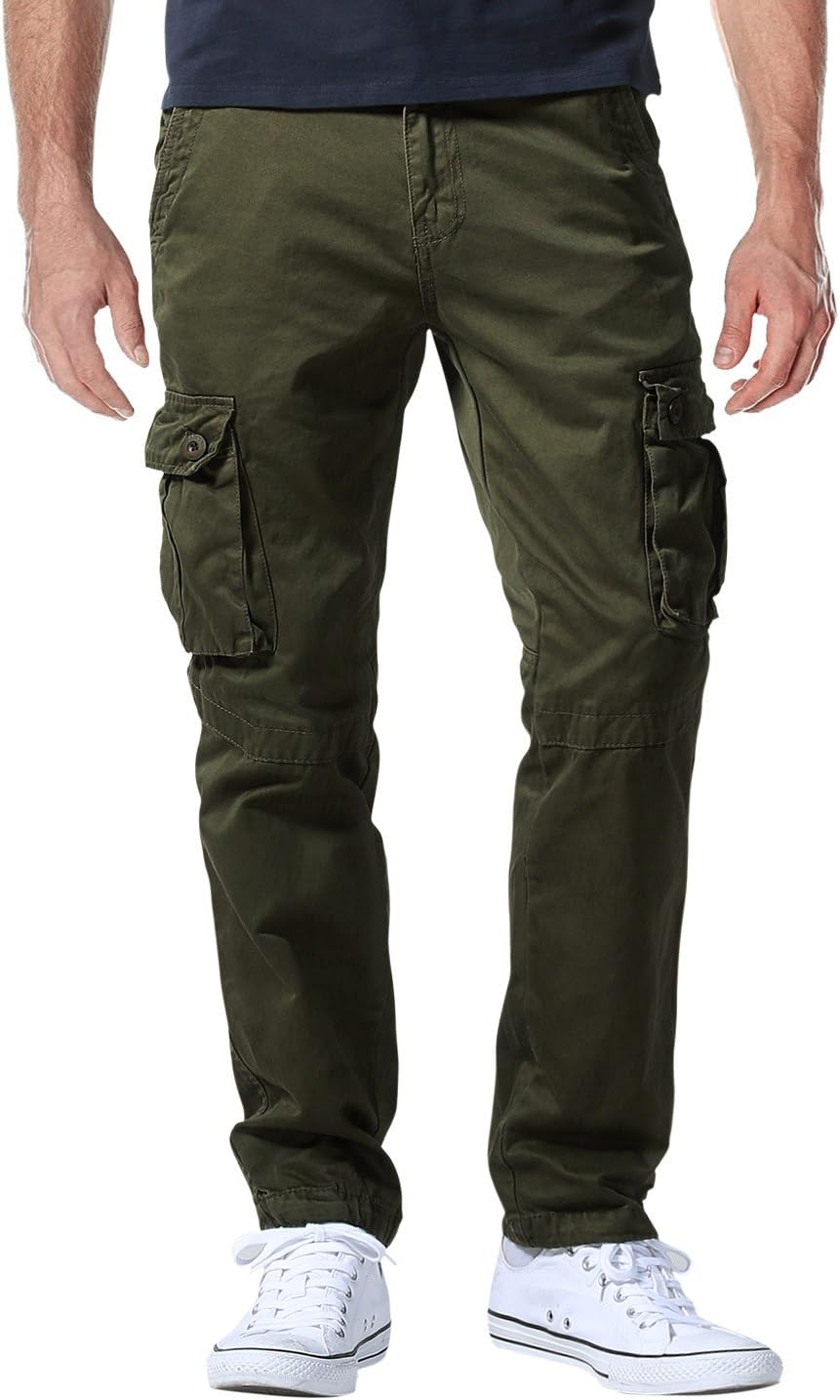 Match Men's Casual Wild Cargo Pants for Outdoor Adventures