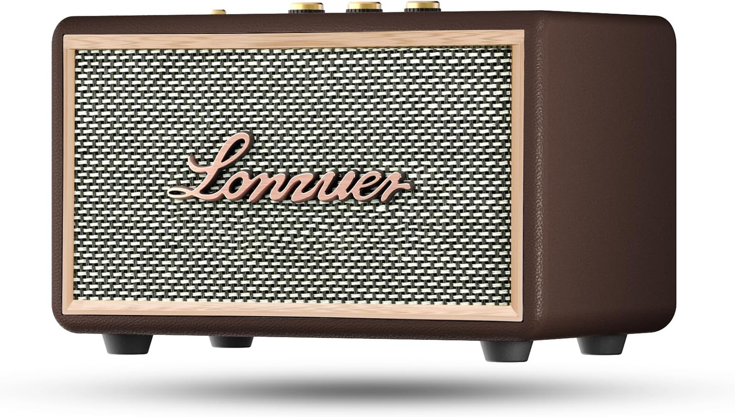 Retro Wooden Portable Wireless Speaker with Loud Bass Subwoofer