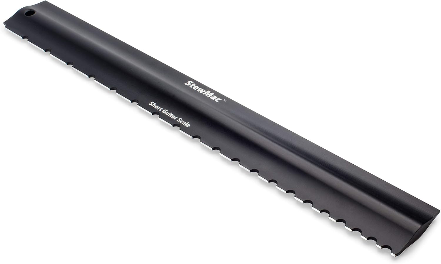 StewMac 2-in-1 Precision Notched Straightedge for Guitar Setup