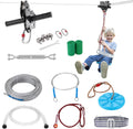 Zip line Kit for Backyard 80ft - Up to 330 lb Capacity