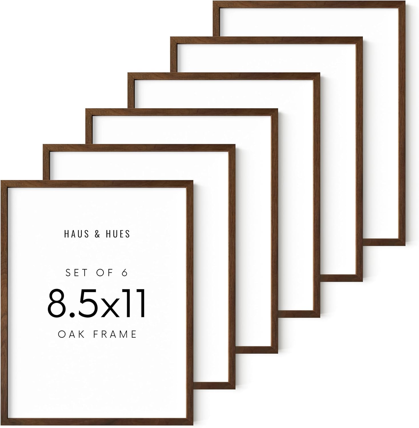 Haus and Hues Set of 6 8.5 x 11 Certificate Frames for Art