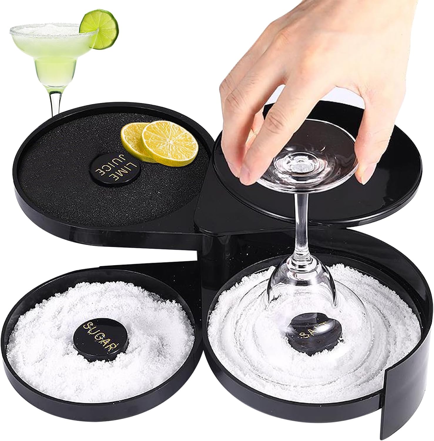 3-Tier Cocktail Seasoning Box for Perfect Drinks