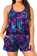 Tempt Me Romper One Piece Swimsuit with Pockets - Modest Coverage size
