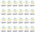 6 in Ultra-Thin 24 Pack LED Recessed Light - Selectable CCT, Dimmable