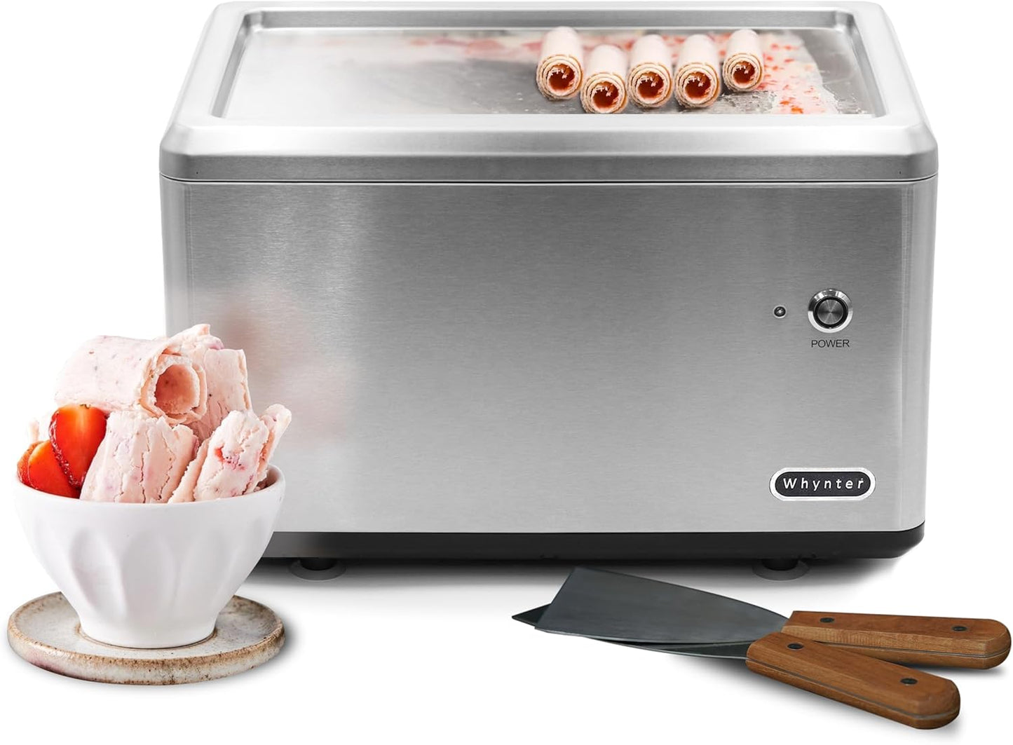 Whynter Stainless Steel Ice Cream Maker - Compressor Power