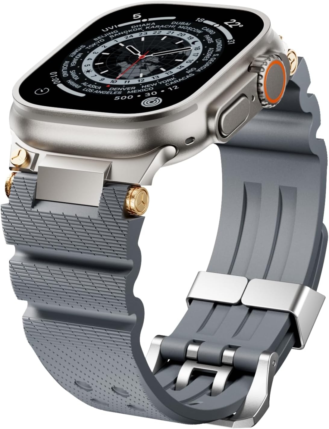 Jopinl Silicone Luxury Band for Apple Watch - Ultimate Durability