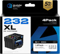 Replacement for Epson 232 232XL Ink Cartridges Combo Pack - 4 Pack