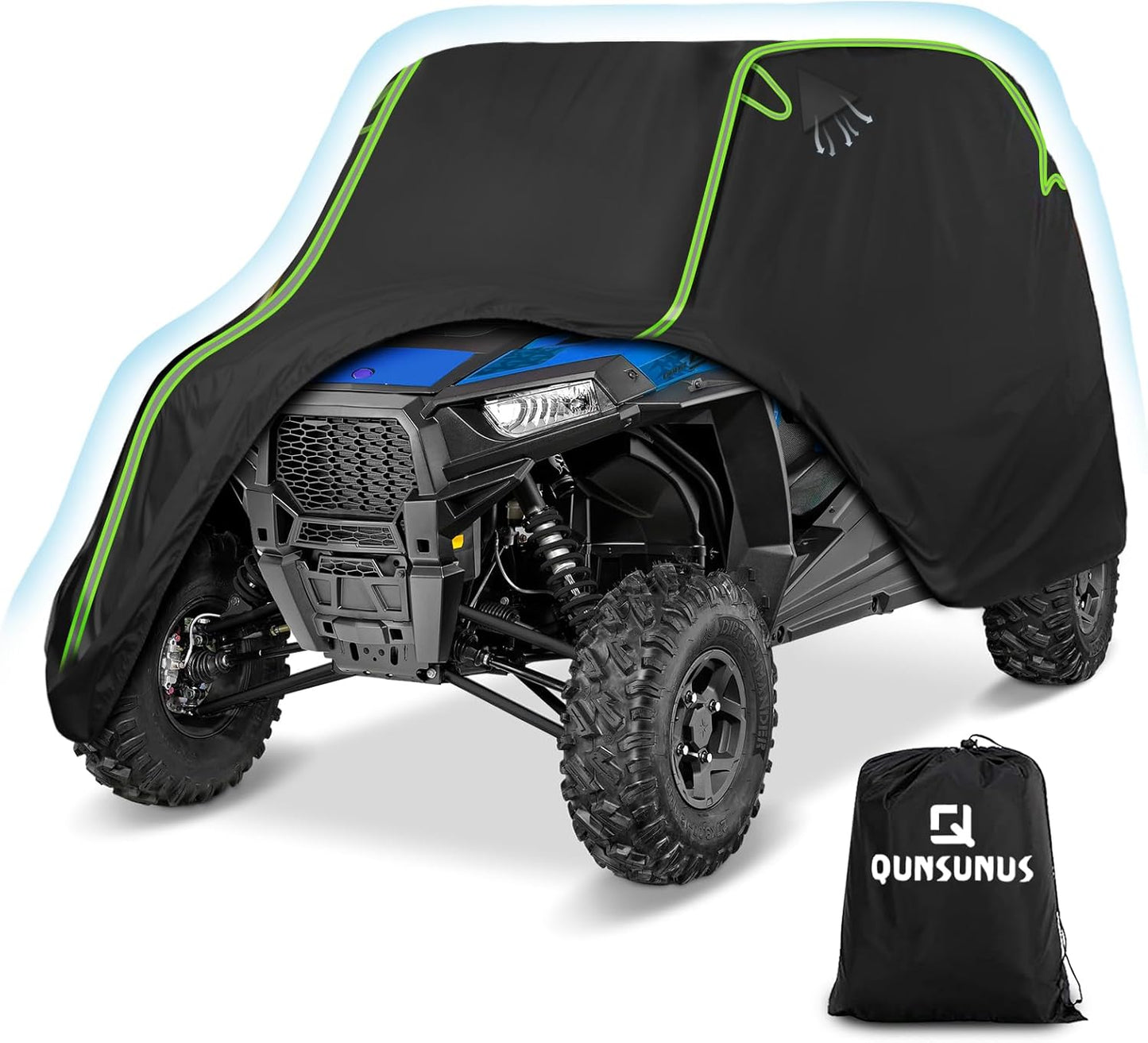 QUNSUNUS UTV Cover for 4-6 Seater All-Weather Protection