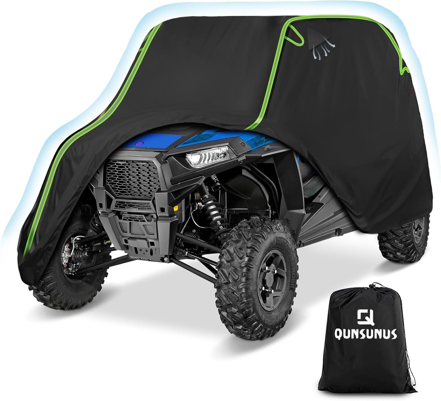QUNSUNUS UTV Cover for 4-6 Seater All-Weather Protection
