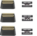 3 Pack Professional Shaver Shaper Replacement Gold Foil and Cutter Bar