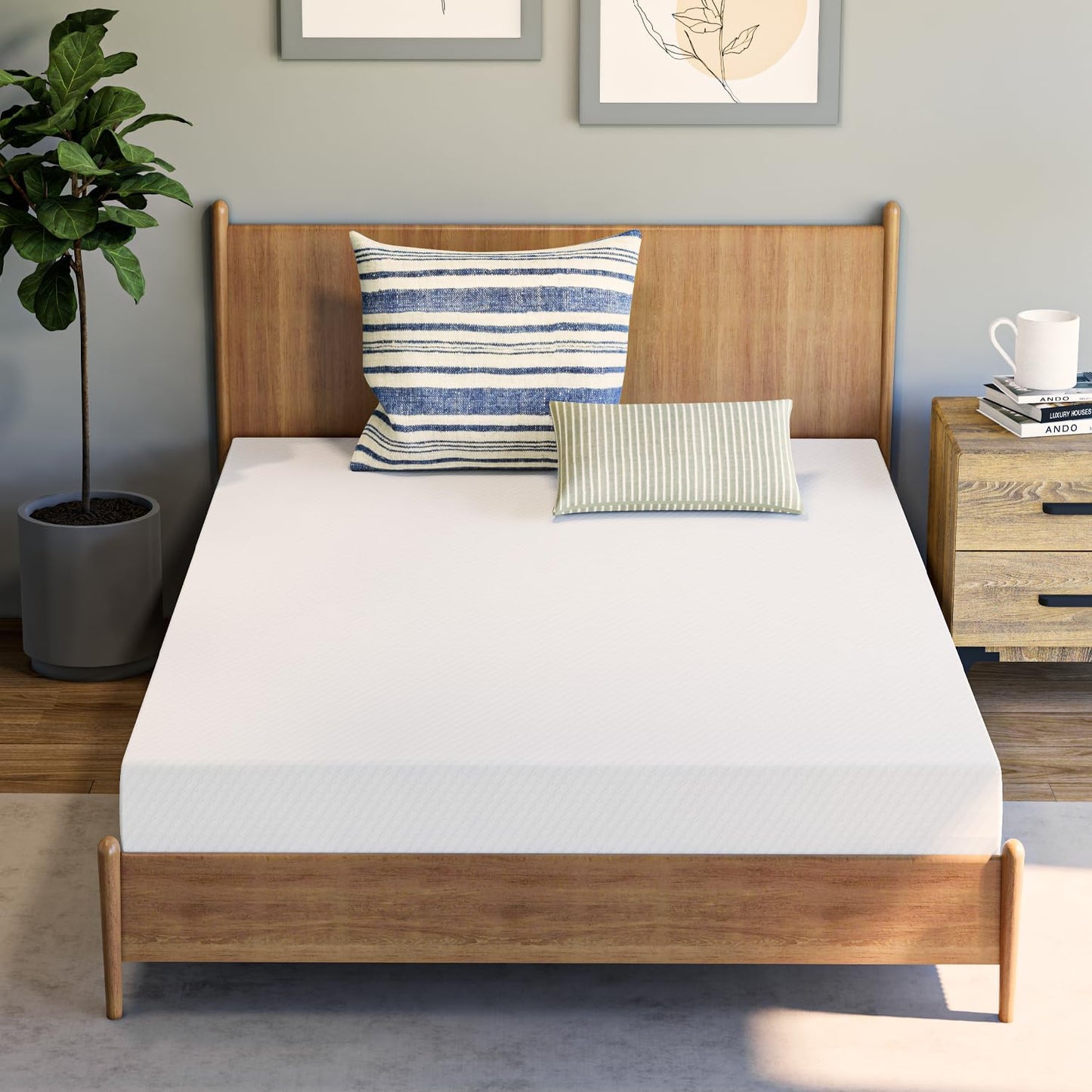 Neo Sleep 6 Inch Twin XL Cooling Memory Mattress for Comfort