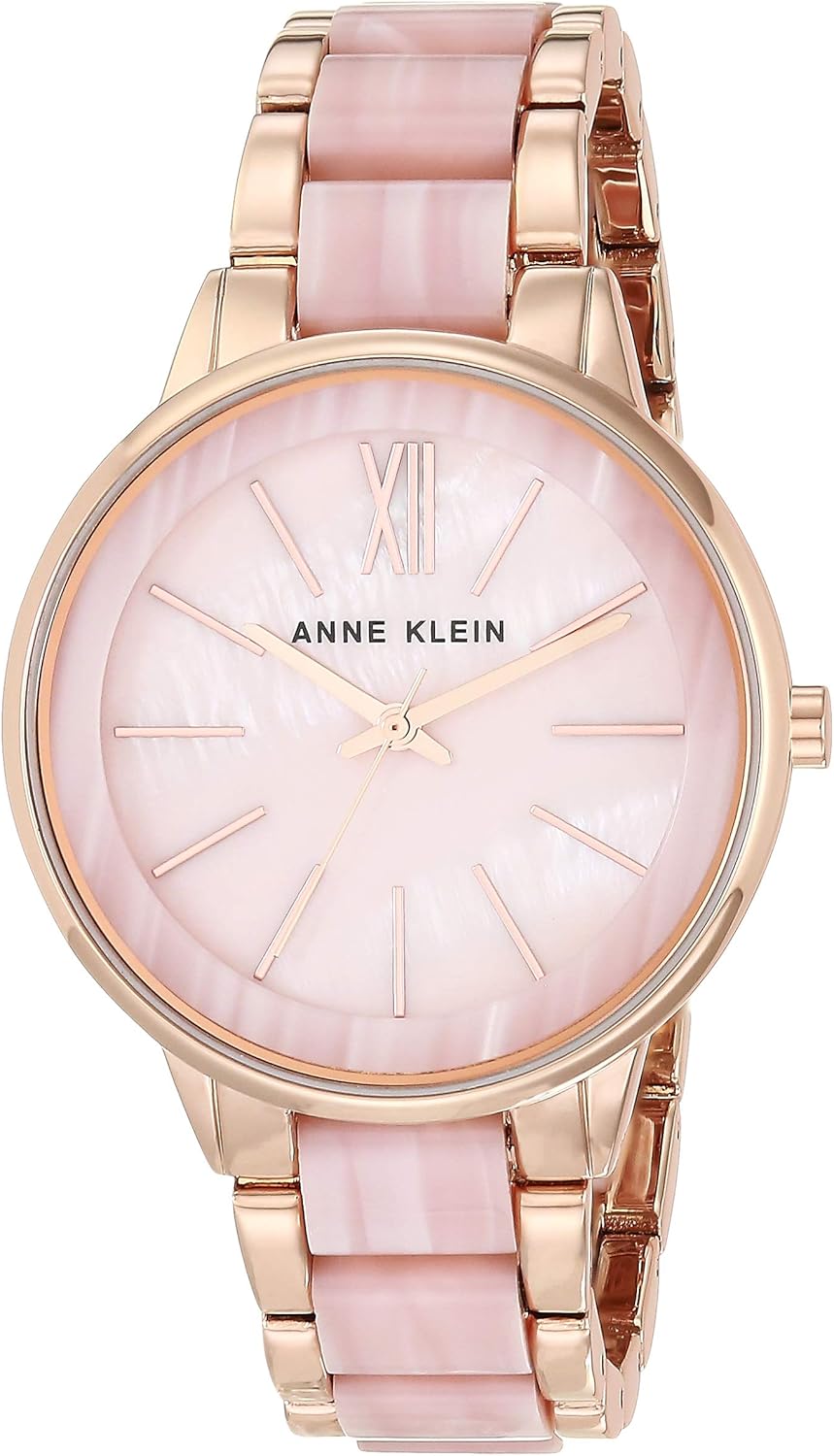 Anne Klein Women's Resin Bracelet Watch with Elegant Design