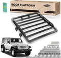 Jeep Wrangler JK Roof Rack: 385 lbs Capacity