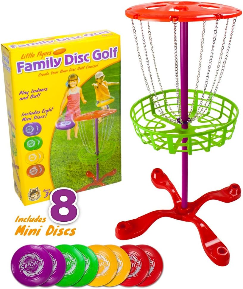 K-Roo Sports Little Flyers Disc Golf Set | Fun Intro Toy for Kids