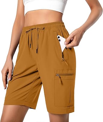 Women's Lightweight Hiking Cargo Shorts for Quick Dry Comfort
