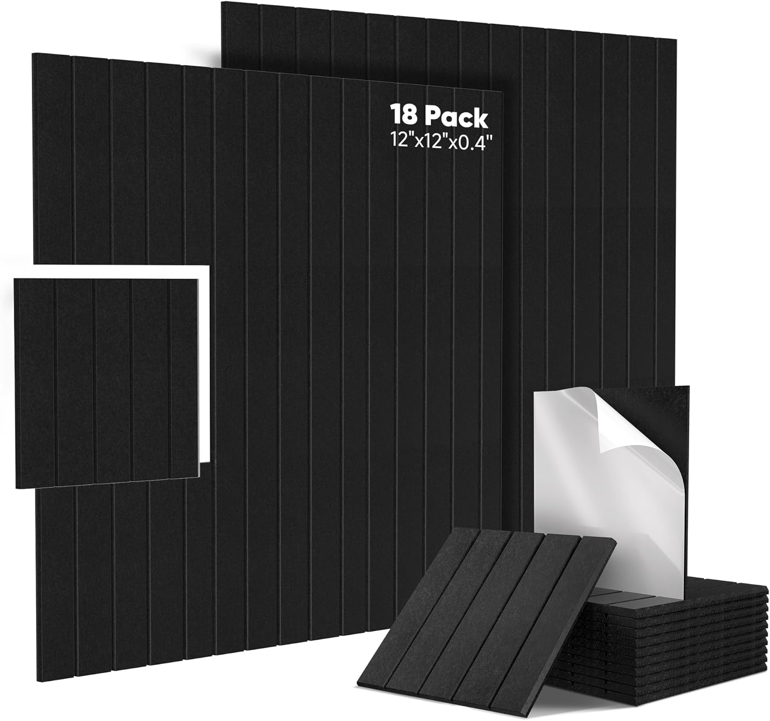 18 Pack Acoustic Panels for Soundproofing and Noise Reduction