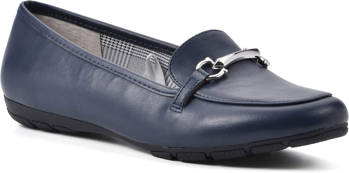 CLIFFS BY WHITE MOUNTAIN Women's Glowing Cushioned Loafer Flat Review