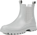 Women's Short Waterproof Rain Boots - Comfortable Garden Chelsea