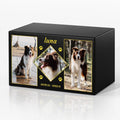 Personalized Pet Urns for Dogs Ashes - Small Custom Memorial Box