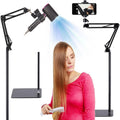 Hair Dryer Stand Holder 360 Rotate Floor Stand - Hands Free Styling