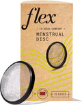 FLEX Disposable Menstrual Discs: Reduce Cramps & Dryness, Beginner-Friendly, 5x Super Tampon Capacity