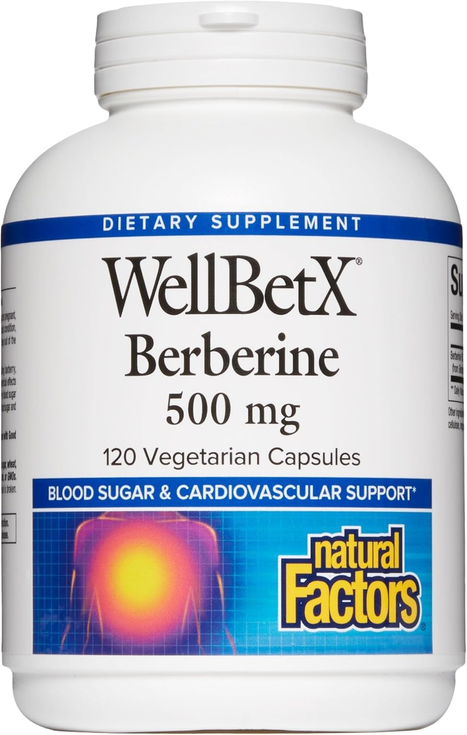 Natural Factors WellBetX Berberine for Heart Health Support