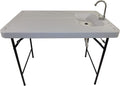 Extra-Large Fish and Game Cleaning Table with Sink