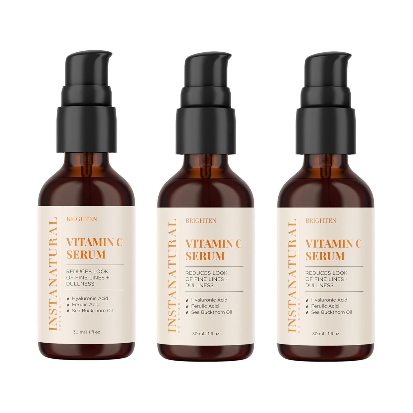 InstaNatural Vitamin C Face Serum for Brightening & Hydration