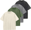 Classic Oversized Cotton T-Shirts for Men's Casual Street Fashion