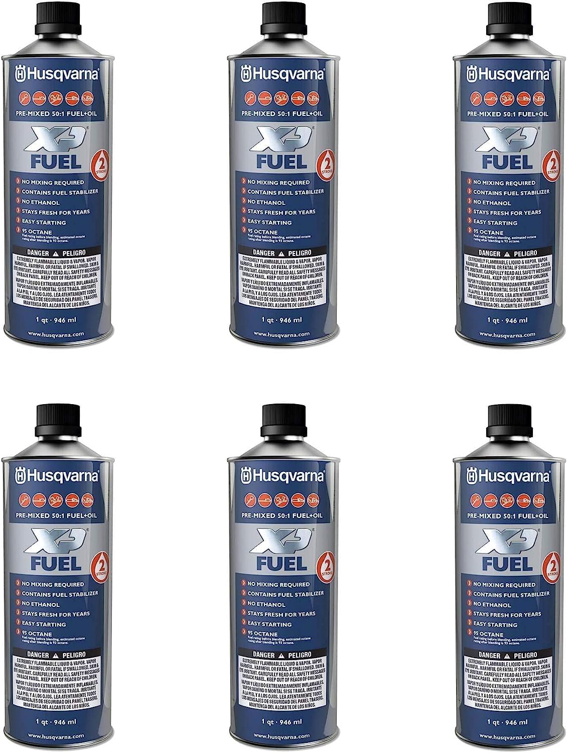 Husqvarna 584309701 XP Pre-Mixed 2-Stroke Fuel for Engines