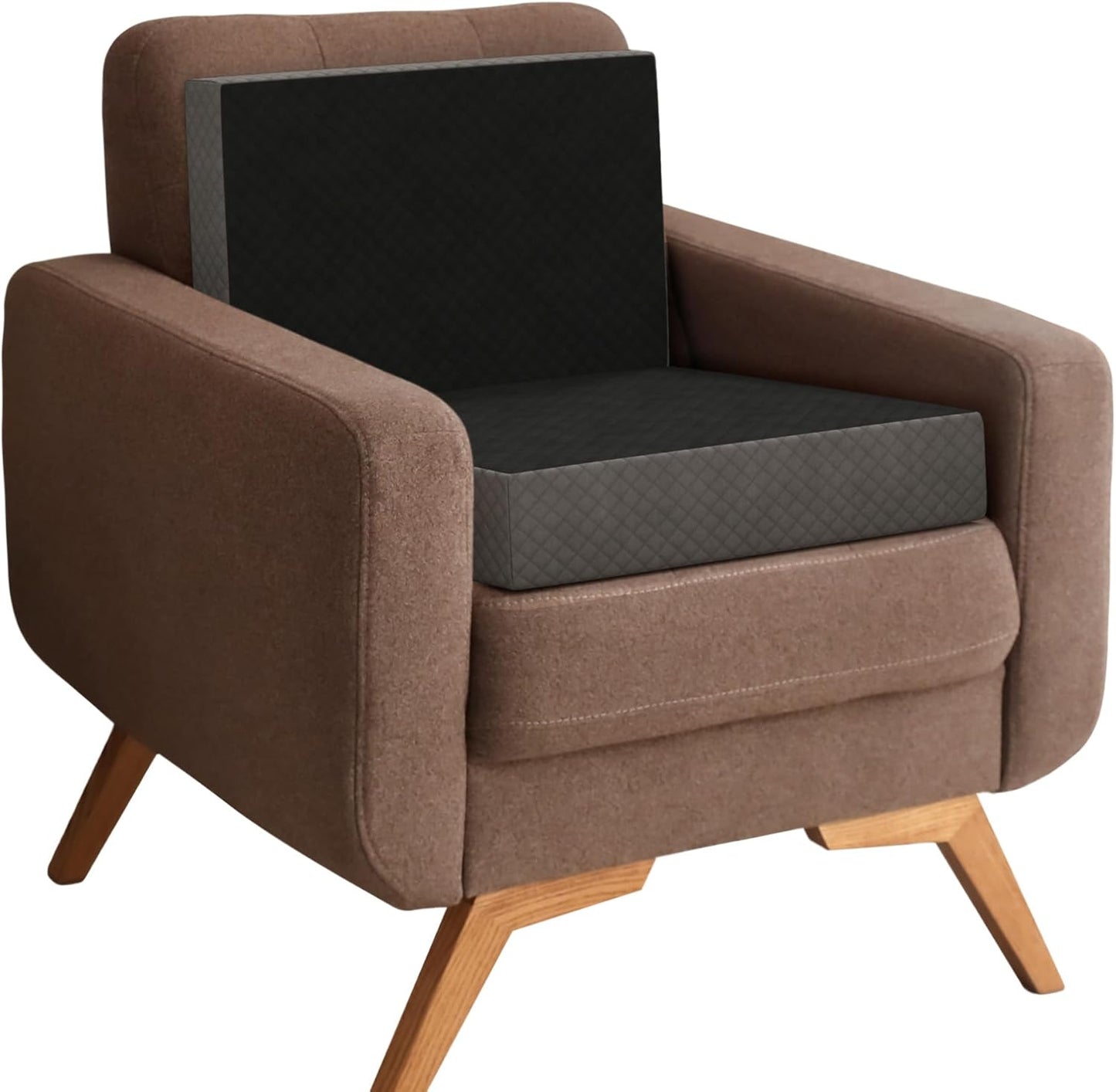 Kolbs Extra Large Recliner Cushion with Chic Velvet Cover