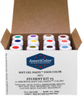 Food Coloring AmeriColor Student Kit 12 Soft Gel Paste Colors