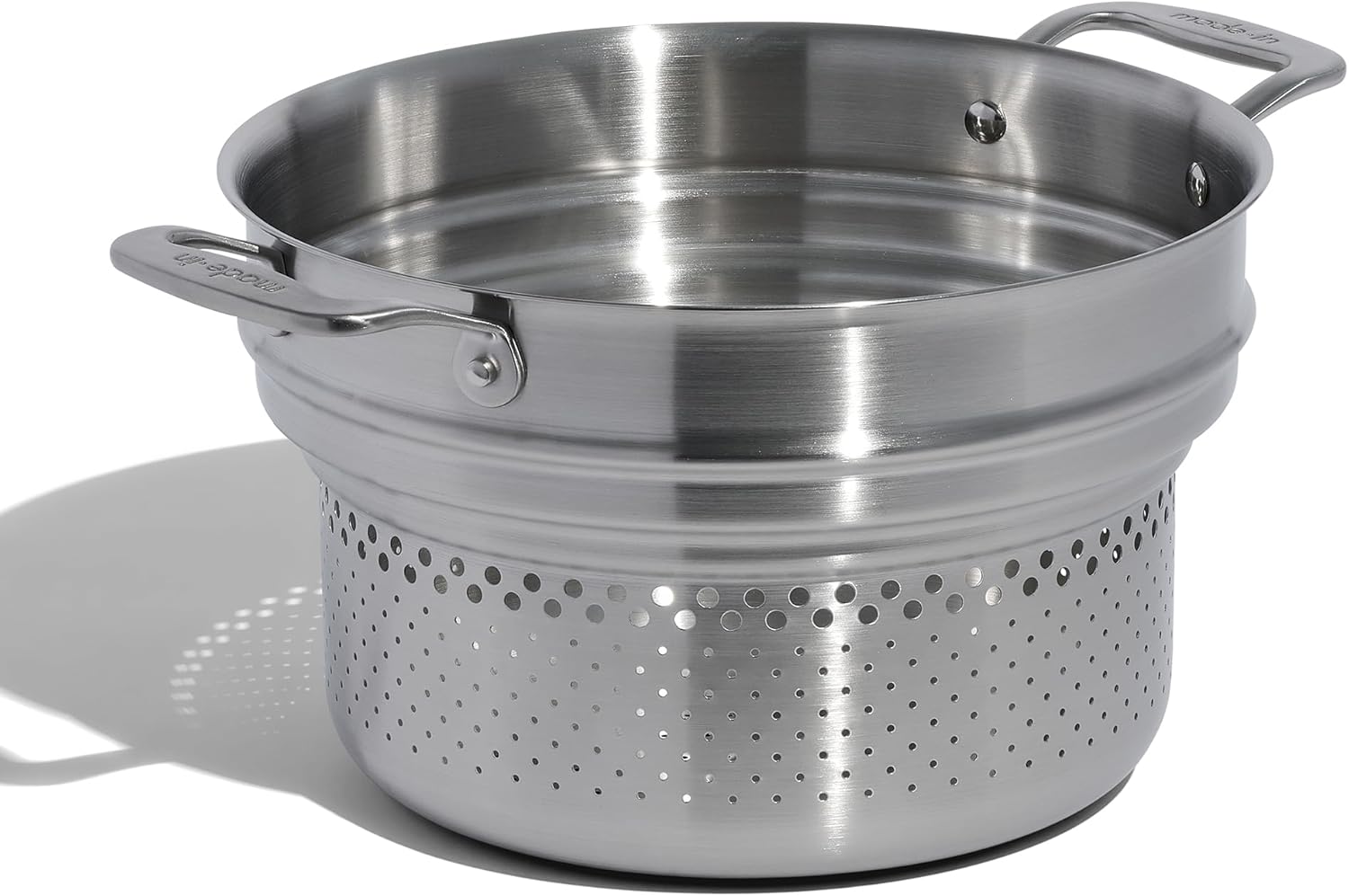 Stainless Steel Pasta Insert for 6 and 8 QT Stock Pots