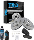 TRQ Front Brake Pad & Rotor Kit Compatible with 2006-2013 Suzuki Grand