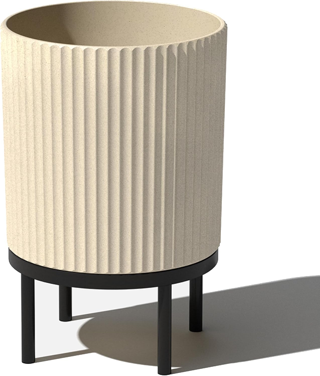 Veradek Demi Series Round Planter with Stand for Modern Decor
