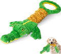Large Dog Toys Plush Squeaky Toy with Tug Handle - Interactive Fun