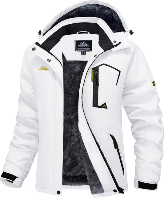 MAGCOMSEN Womens Ski Jacket Waterproof Insulated Winter Coat