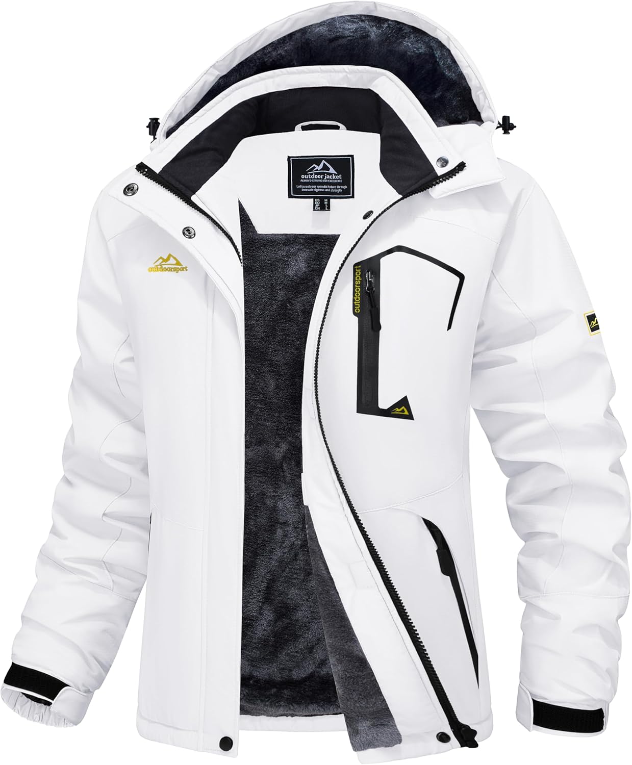 MAGCOMSEN Womens Ski Jacket Waterproof Insulated Winter Coat