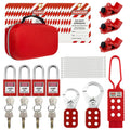 Lockout Tagout Kit Electrical Loto - Group Lockout Hasps, Tags