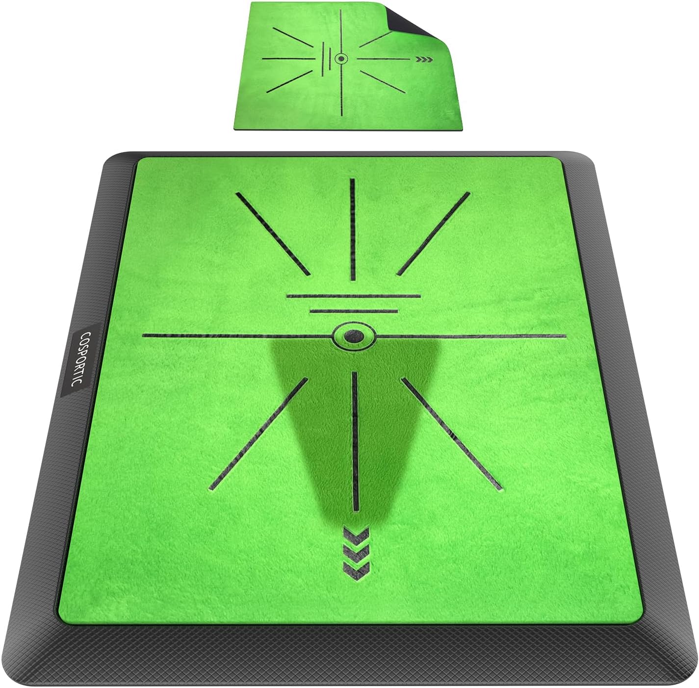 Golf Hitting Mat for Swing Path Feedback and Training