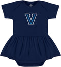 Creative Knitwear College Baby Picot Bodysuit Dress - Team Logo Patch