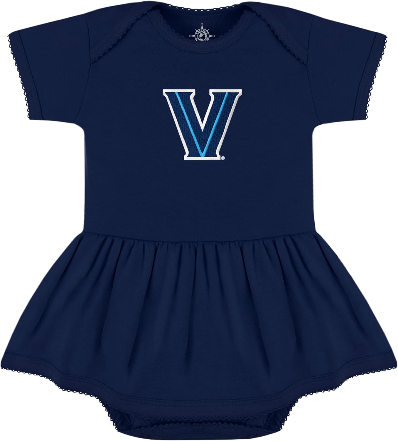 Creative Knitwear College Baby Picot Bodysuit Dress for Girls